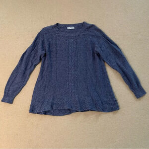 Isabella’s Closet Cable Knit Sweater Blue Variety